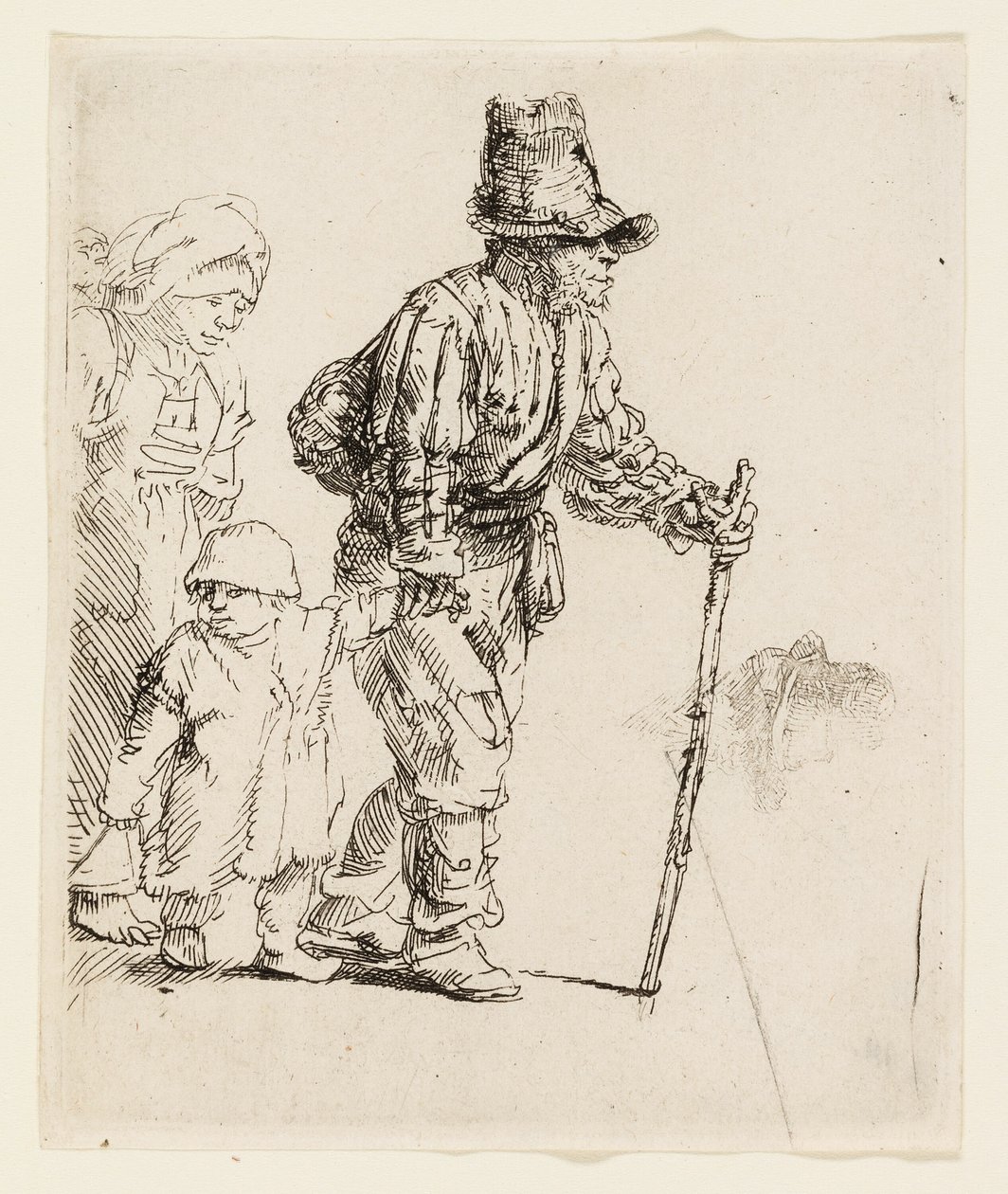 Serserideki Köylü Ailesi by Rembrandt van Rijn