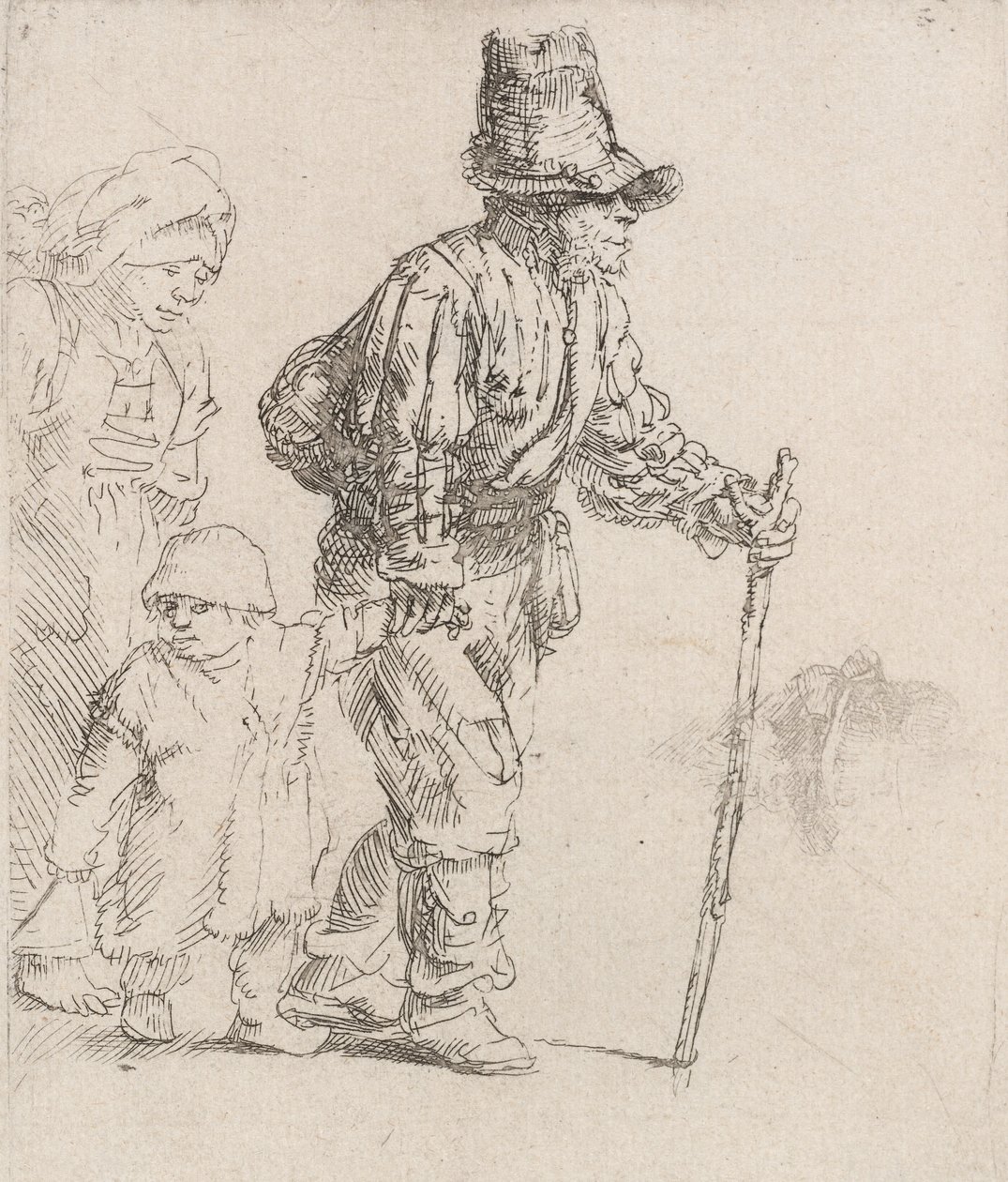 Serseri Köylü Ailesi, c. 1652. by Rembrandt van Rijn