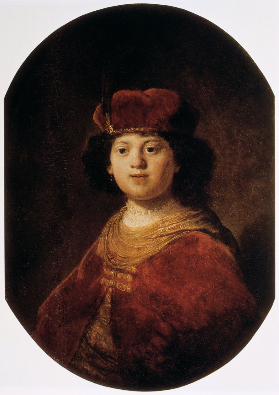 Bir Çocuğun Portresi, 17. yüzyıl by Rembrandt van Rijn