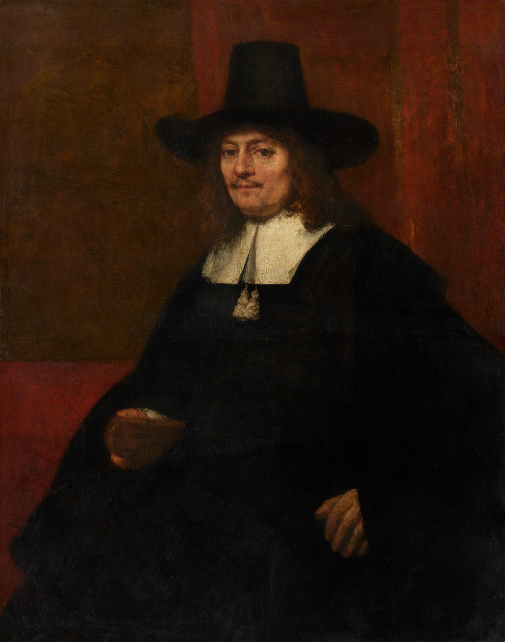 Uzun Şapkalı Bir Adamın Portresi by Rembrandt van Rijn