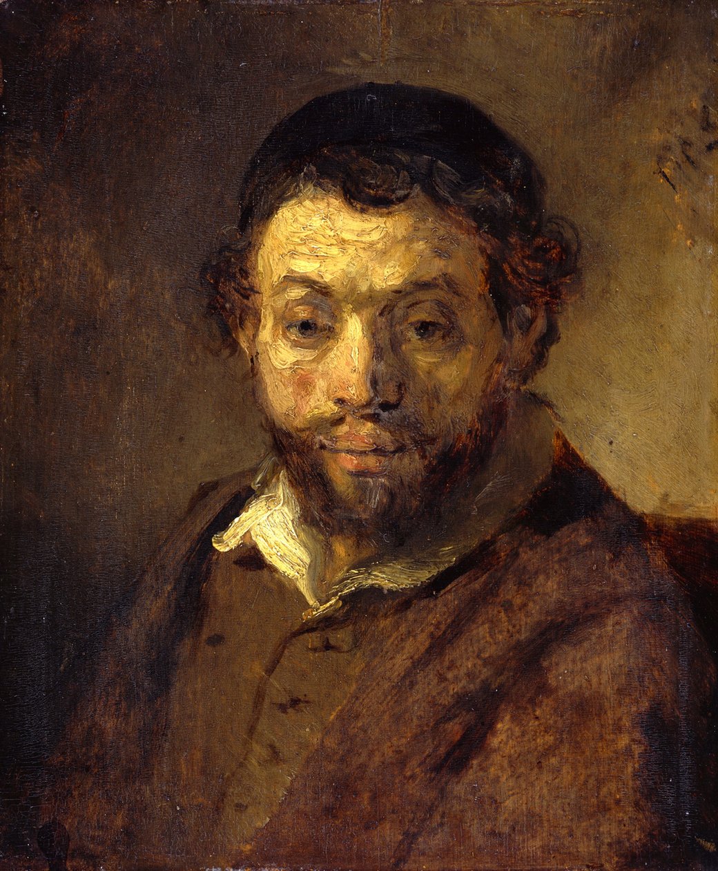 Genç Bir Yahudi Portresi by Rembrandt van Rijn
