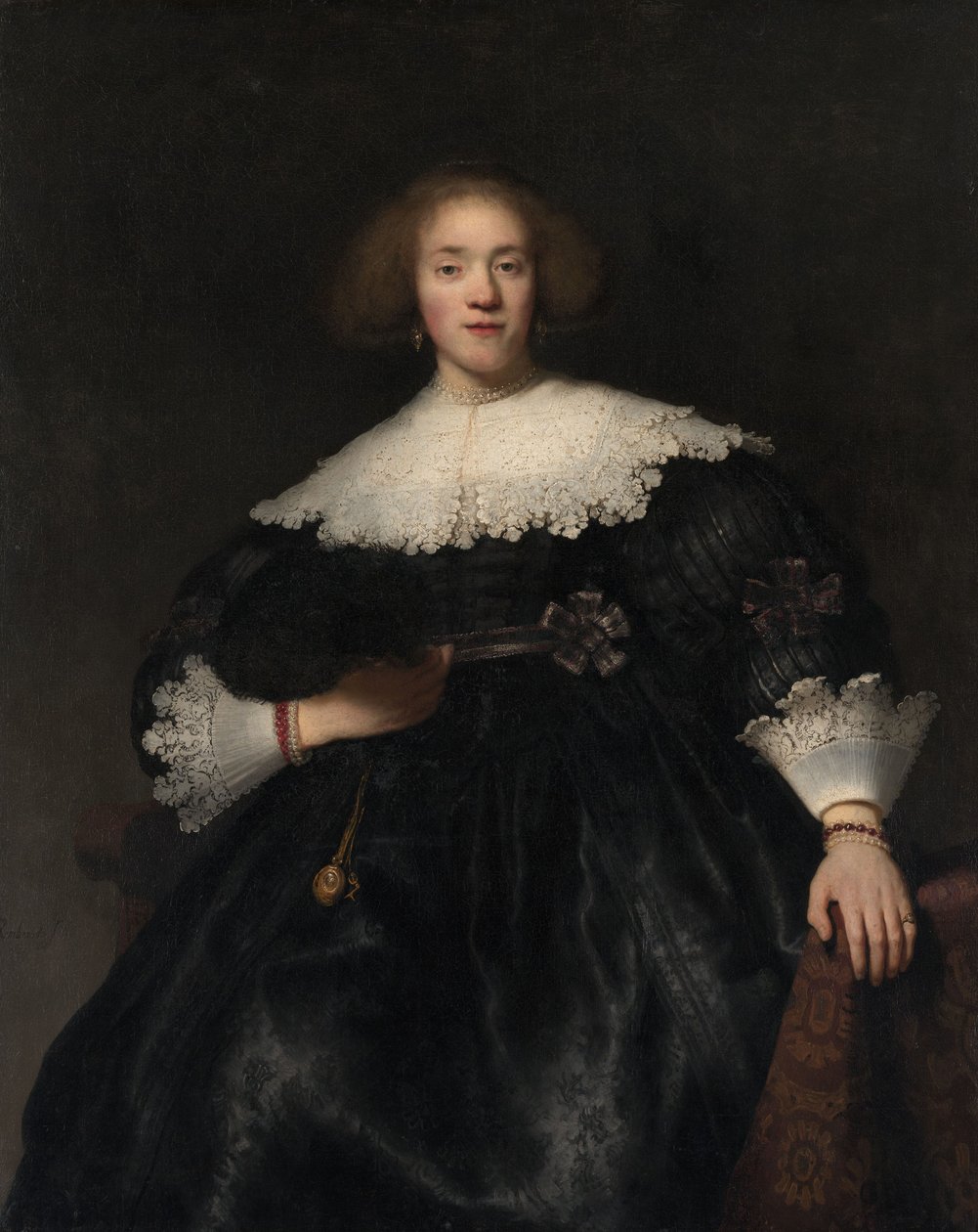 Hayranı Olan Genç Bir Kadının Portresi, 1633 by Rembrandt van Rijn