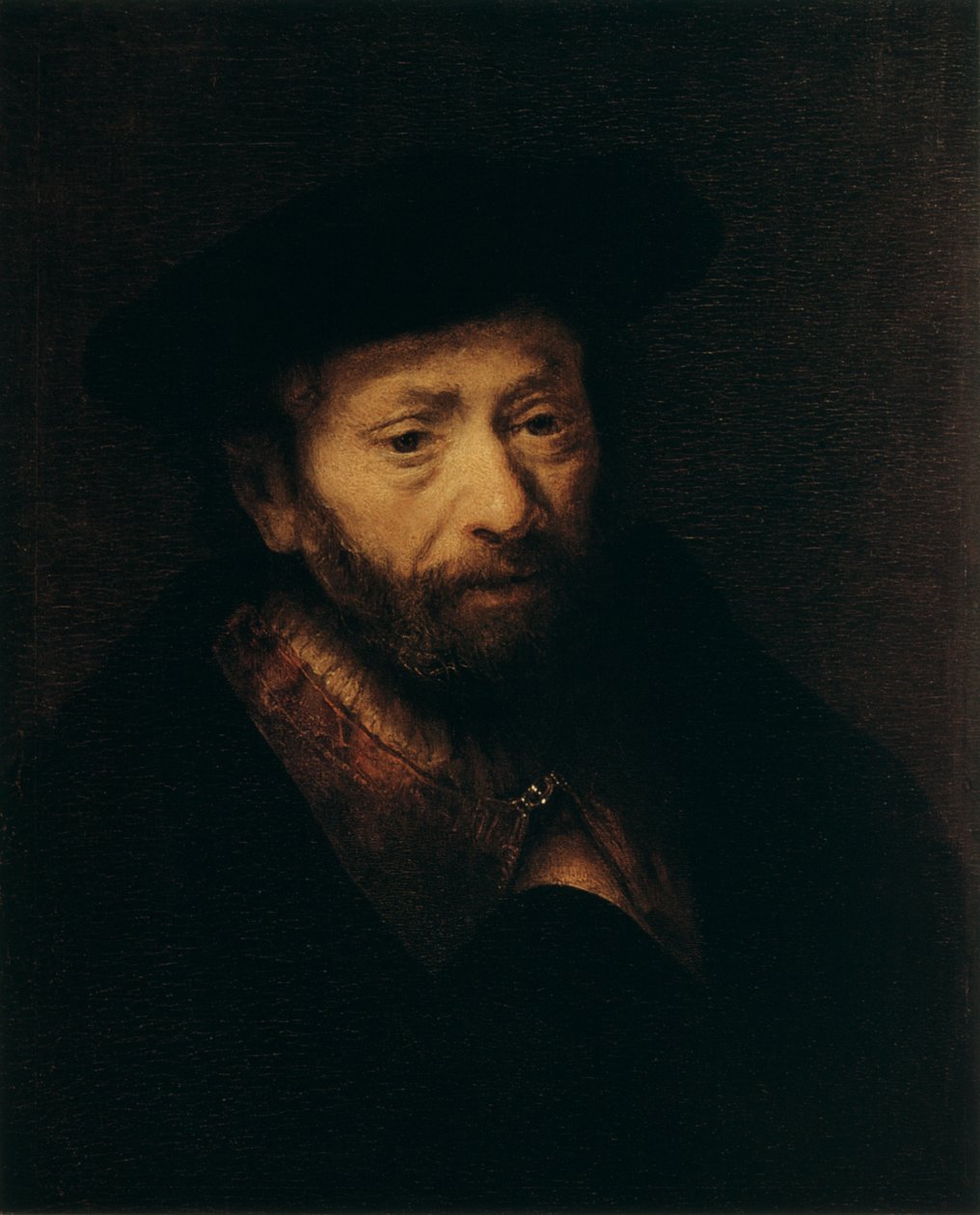 Yaşlı Bir Adamın Portresi, 17. yüzyıl by Rembrandt van Rijn