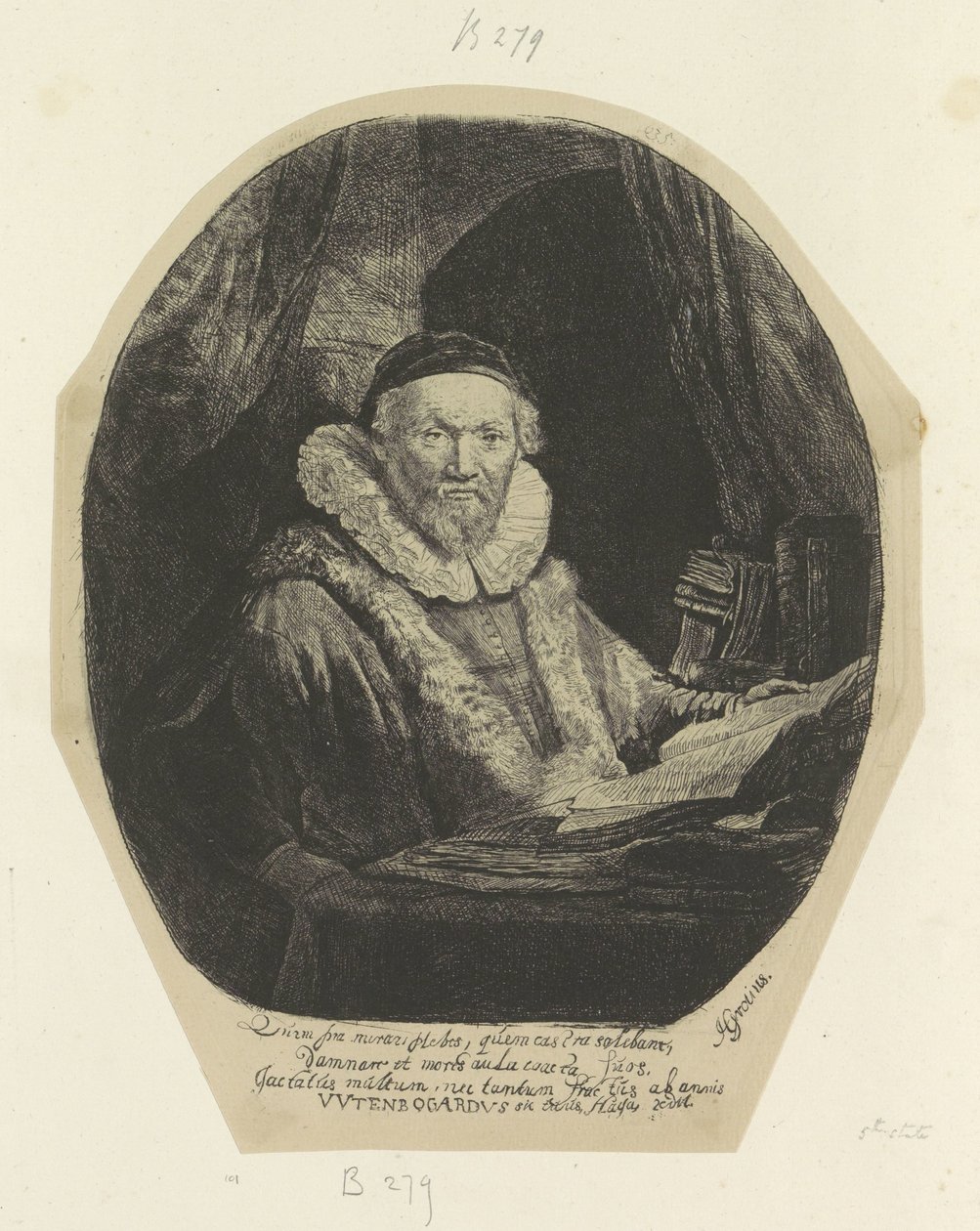 Portret van de Remonstrante, Jan Wtenbogaert