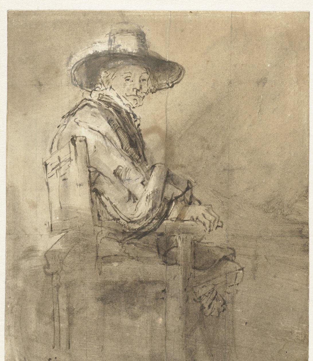 Oturan Sendika: Drapers' Guild'den Jacob van Loon Sendikası, Jacob van Loon, Oturan by Rembrandt van Rijn