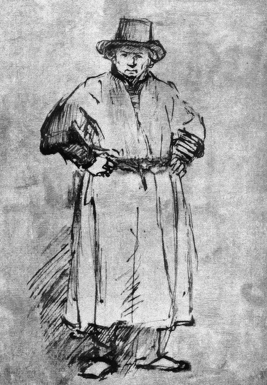 Bir ressamın paltosunda otoportre by Rembrandt van Rijn