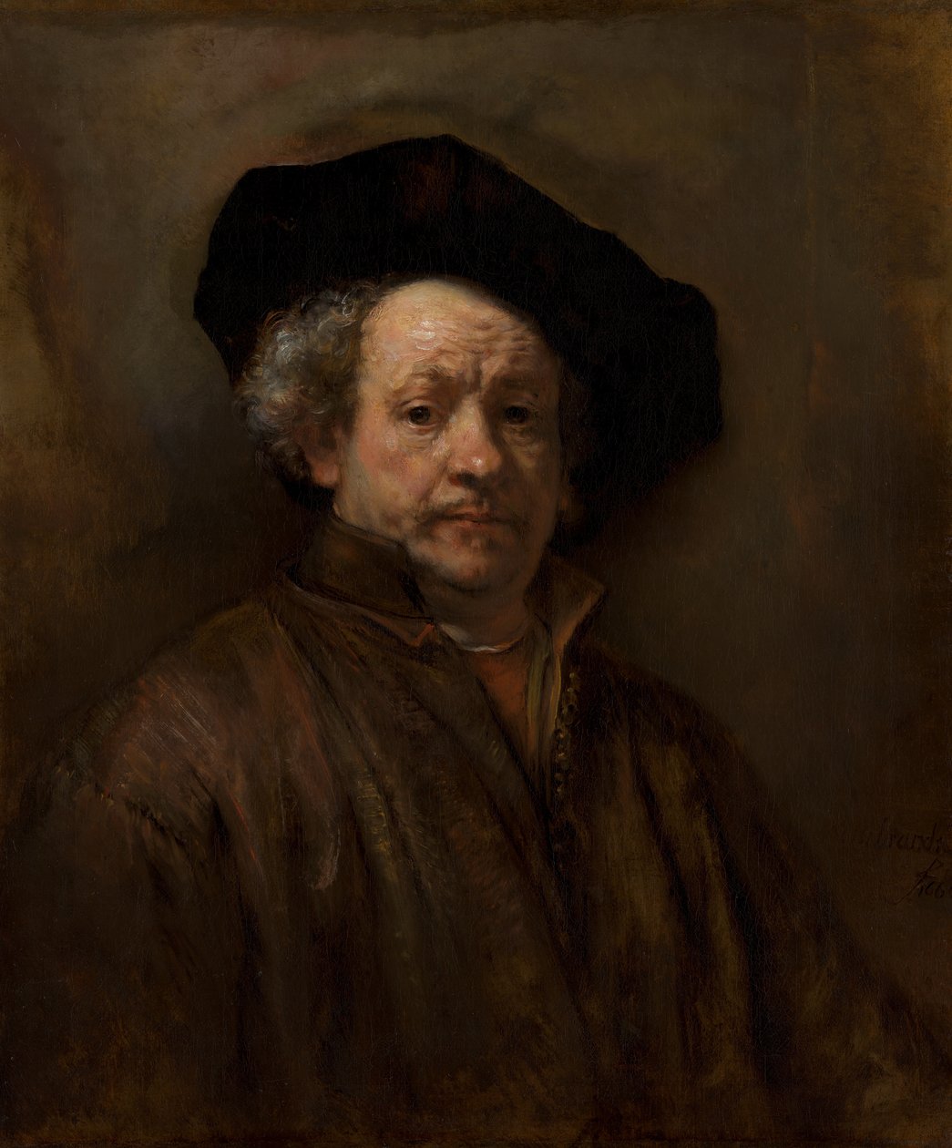 Otoportre, 1660. by Rembrandt van Rijn