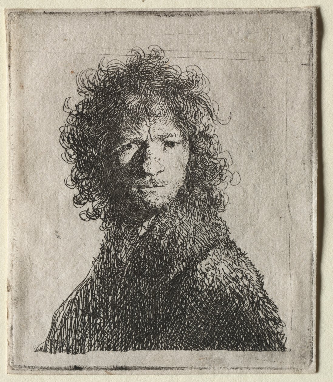 Otoportre Somurtma: Göğüs by Rembrandt van Rijn