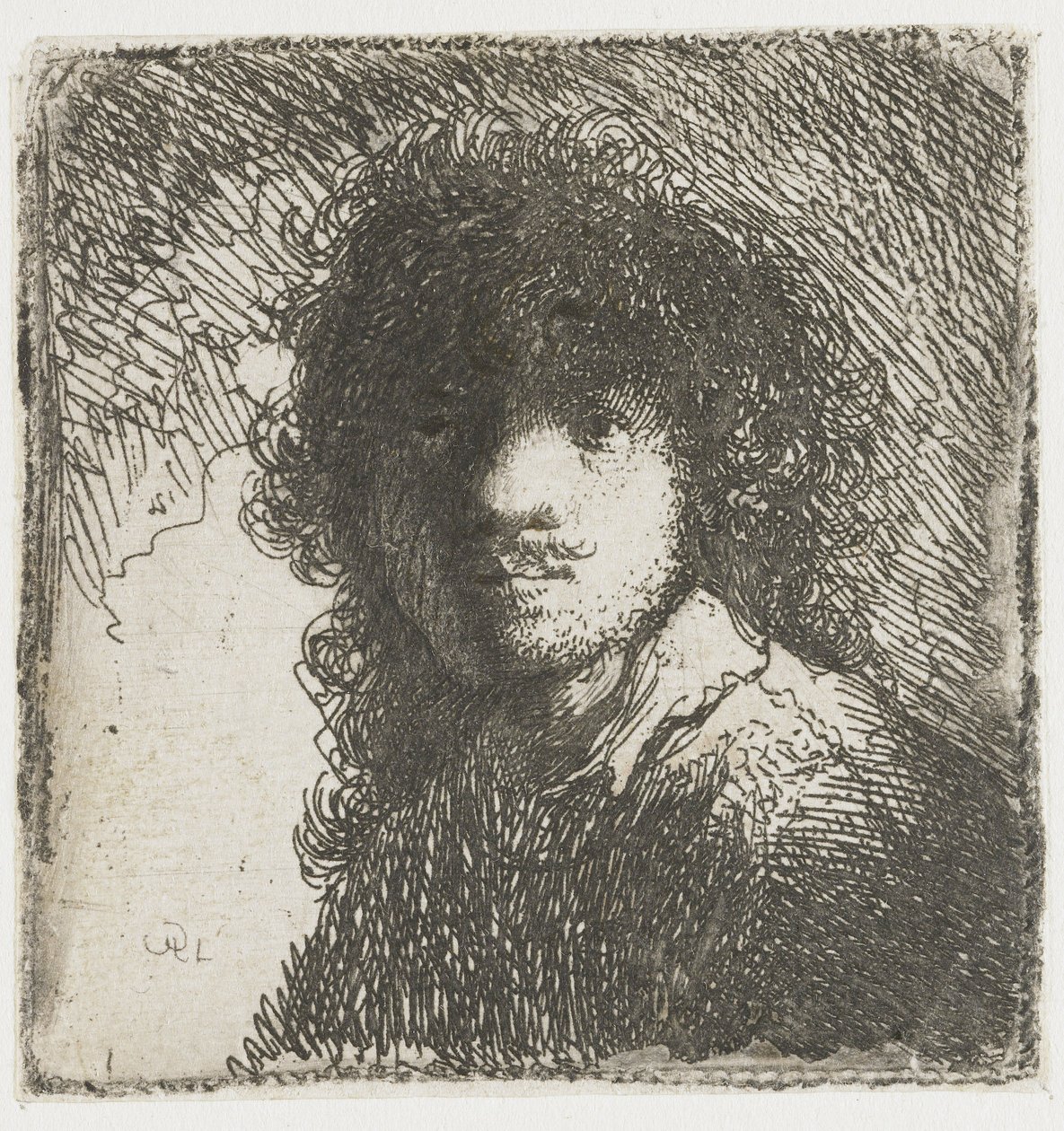 Otoportre, yaklaşık 1627. by Rembrandt van Rijn