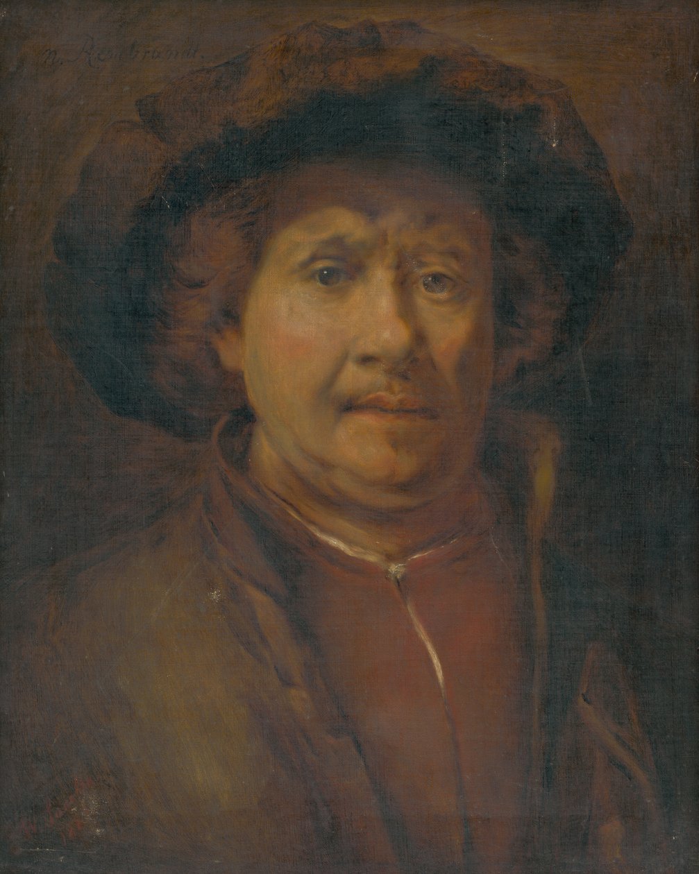 kendi portre by Rembrandt van Rijn