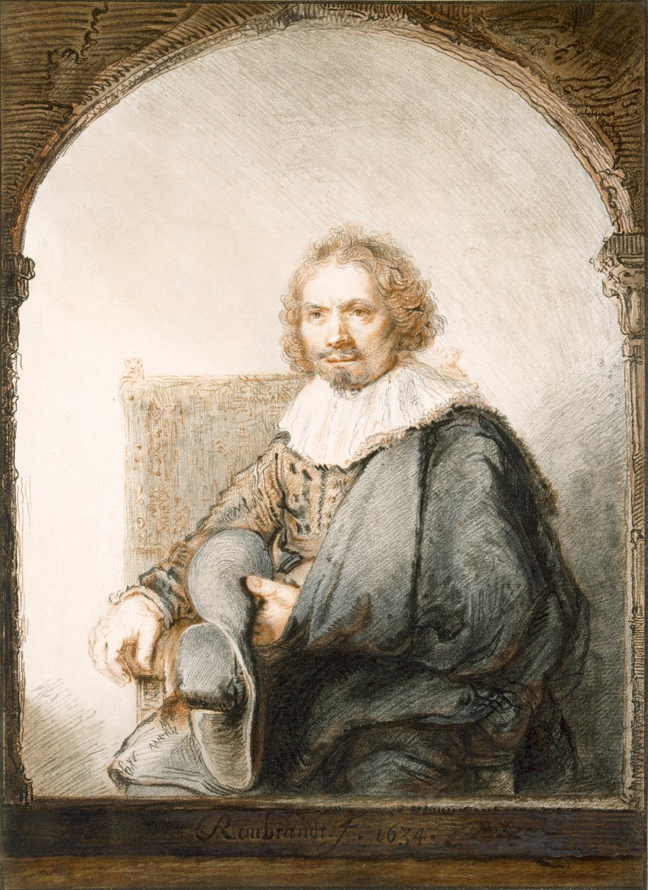 Kendi portresi 1634 by Rembrandt van Rijn
