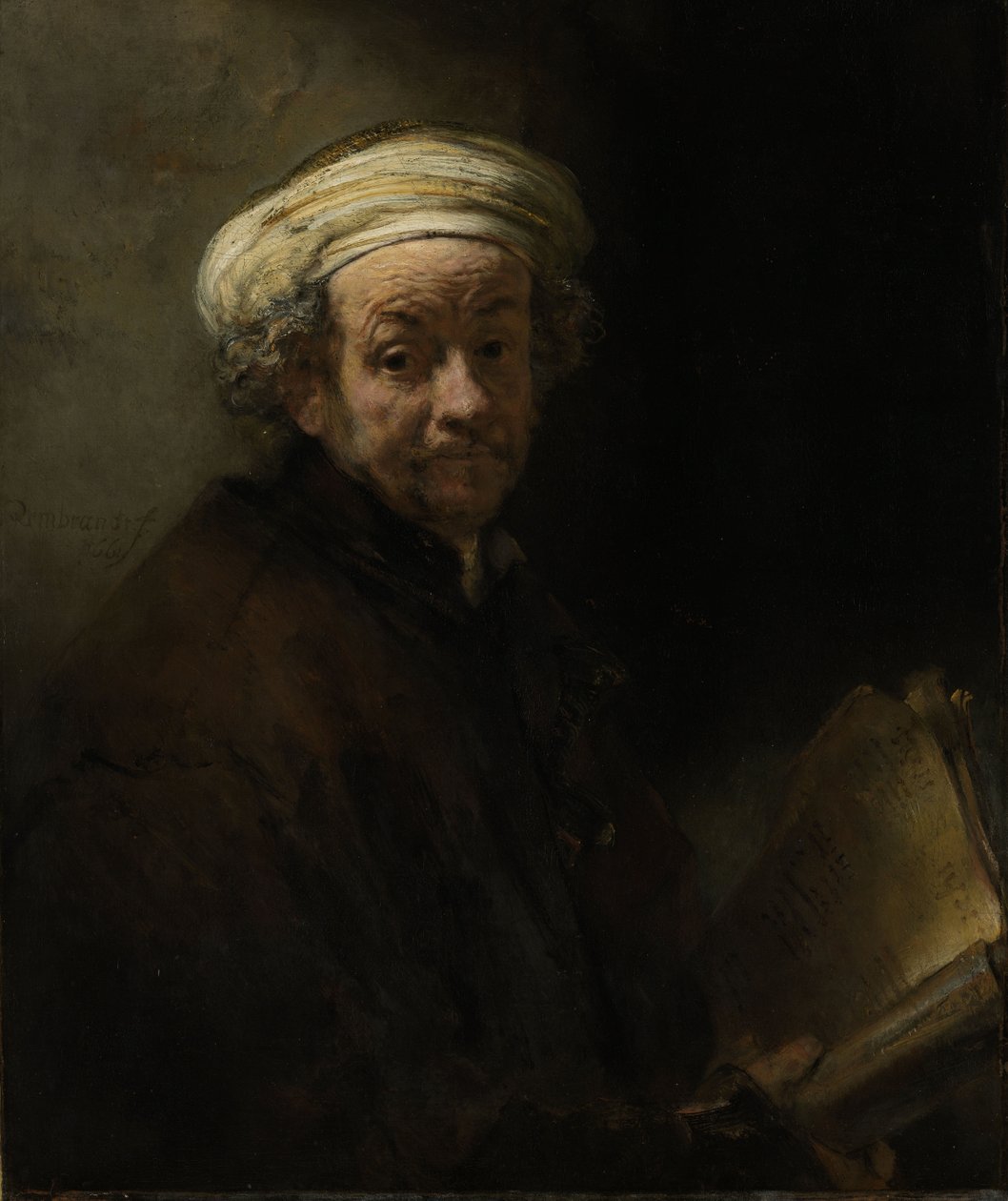 Havari Paul olarak kendi portresi, 1661 by Rembrandt van Rijn