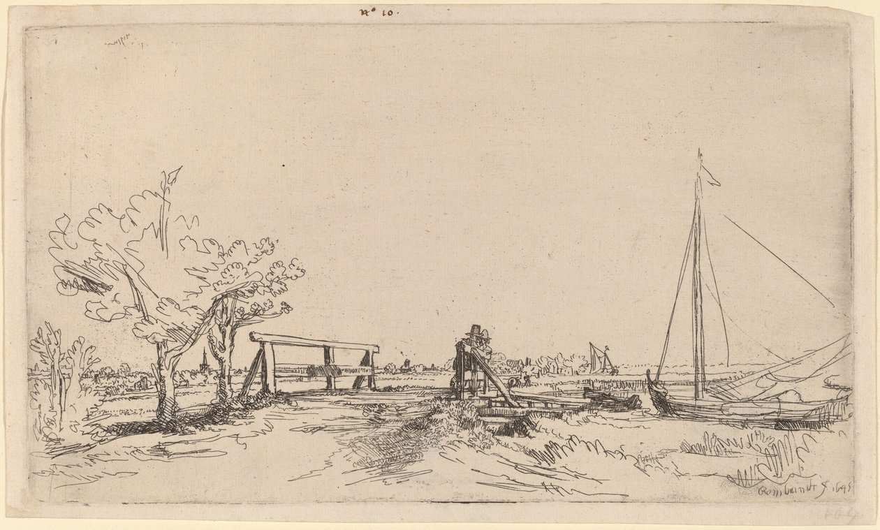 Altı Köprüsü by Rembrandt van Rijn
