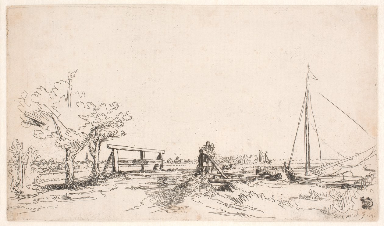 Altı Köprüsü by Rembrandt van Rijn