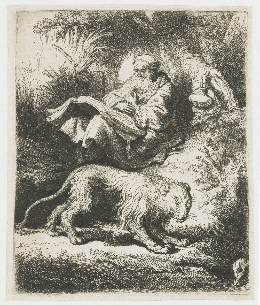 Aziz Jerome okuması by Rembrandt van Rijn