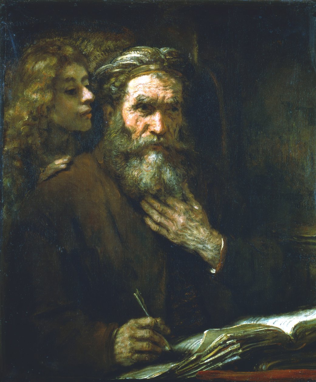 Aziz Matta Evangelist, 1661 by Rembrandt van Rijn