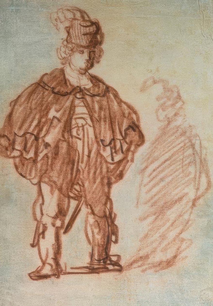 ayakta aktör by Rembrandt van Rijn