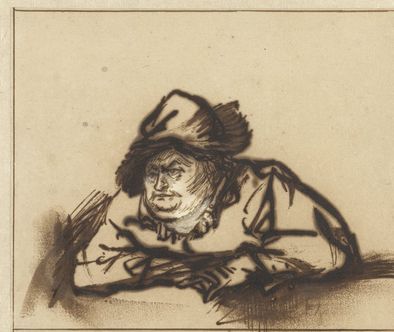 Bir Köylü Olarak Aktör Willem Bartholsz Ruyter Bir Köylü Olarak Aktör Willem Bartholsz Ruyter by Rembrandt van Rijn