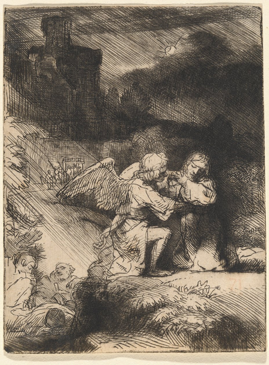Bahçedeki Acı by Rembrandt van Rijn