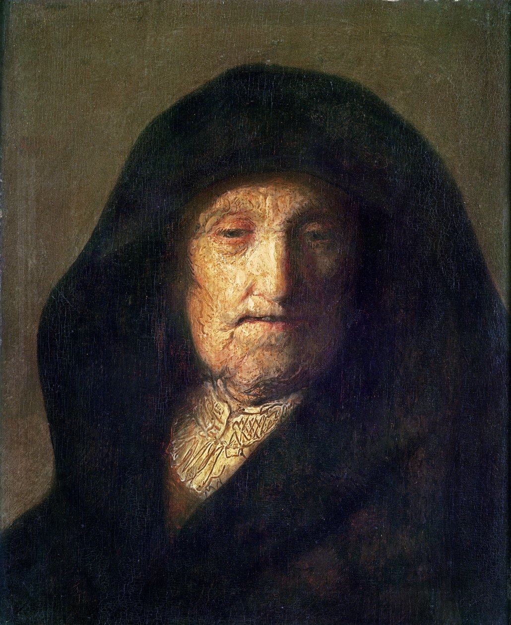 Sanatçının Annesi (yağ) by Rembrandt van Rijn