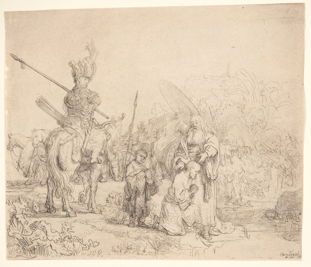 Hadım Vaftizi by Rembrandt van Rijn