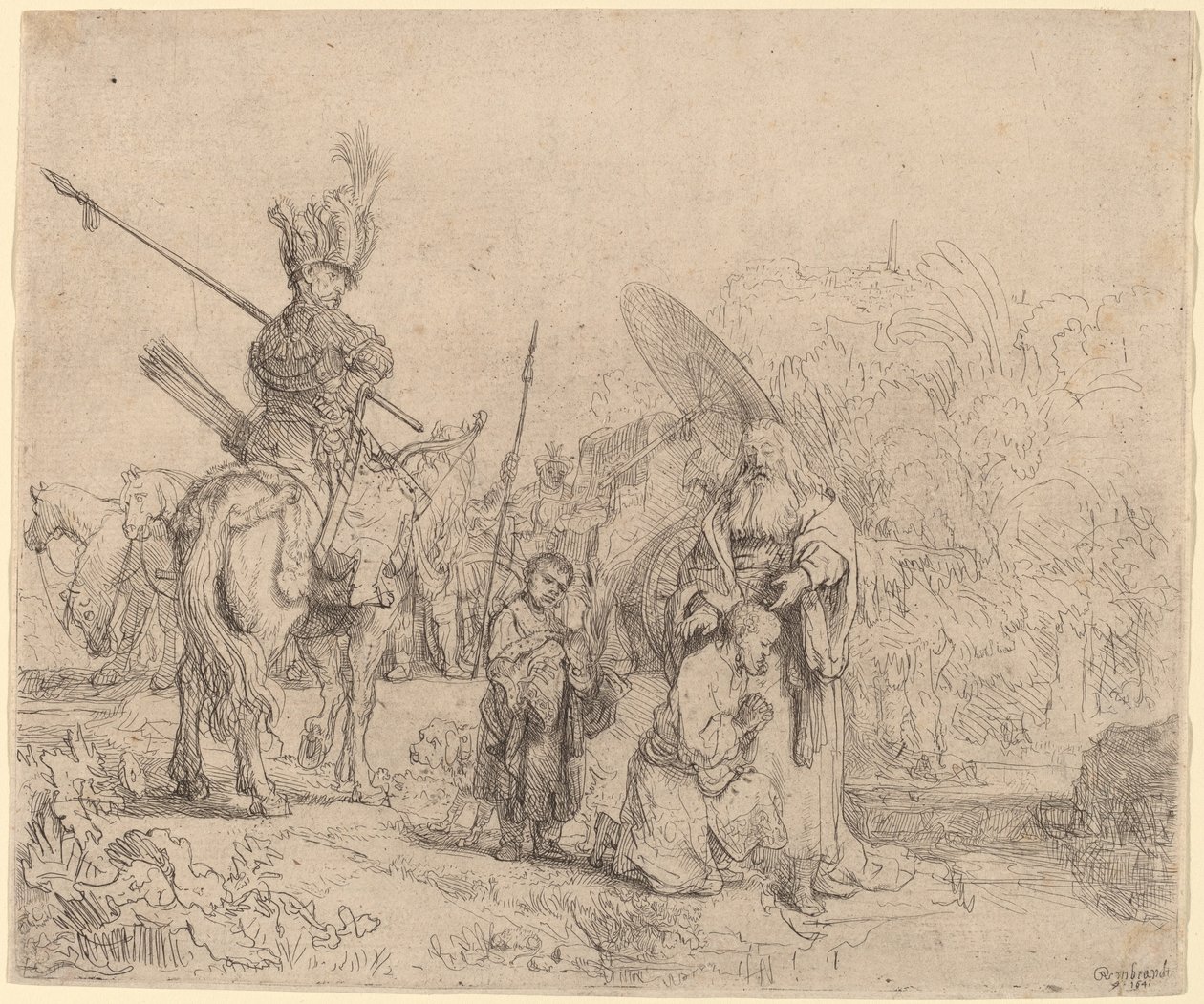 Hadım Vaftizi by Rembrandt van Rijn