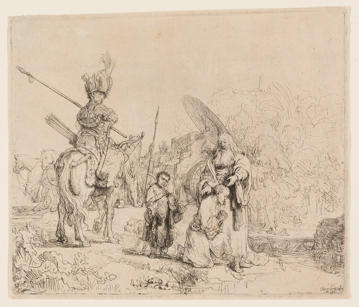 Hadım Vaftizi by Rembrandt van Rijn