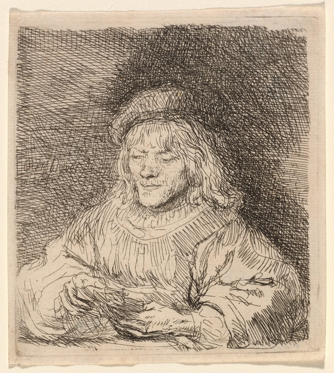 kart oyuncusu by Rembrandt van Rijn