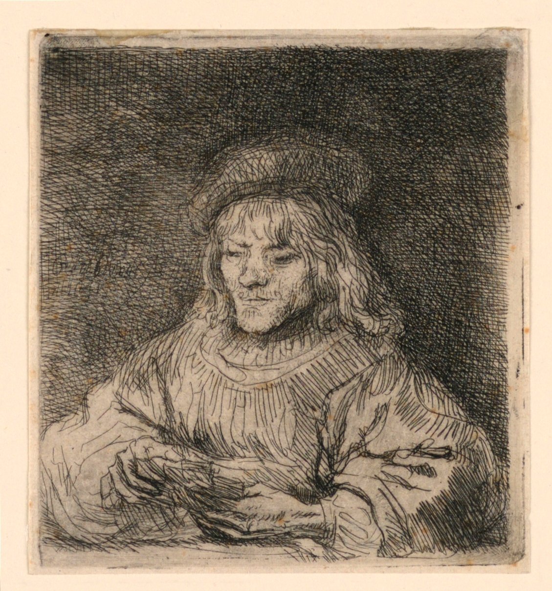 kart oyuncusu by Rembrandt van Rijn