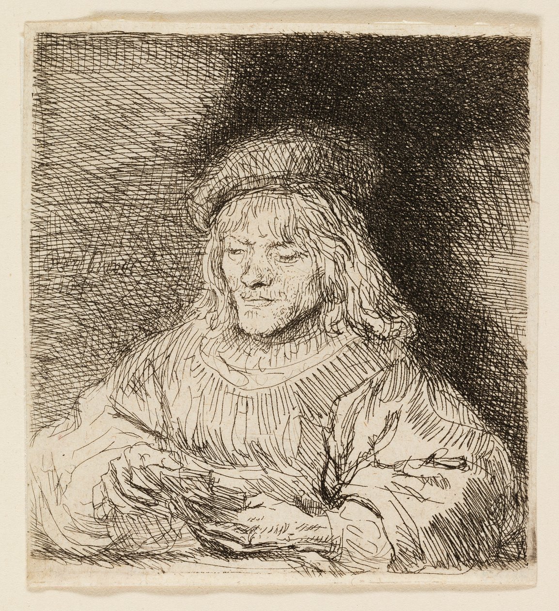 kart oyuncusu by Rembrandt van Rijn