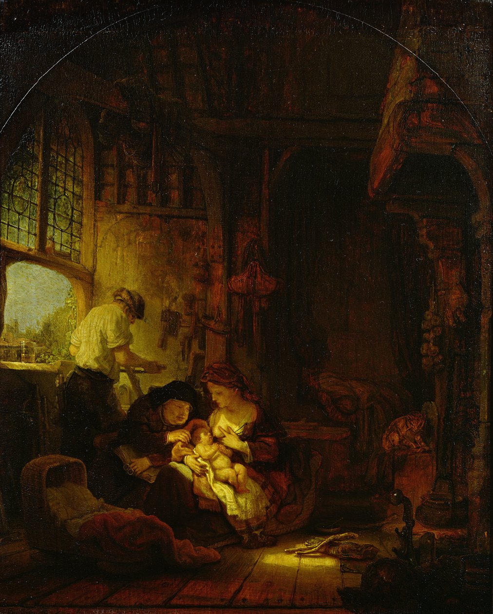 Marangoz Dükkanı, 1640 by Rembrandt van Rijn