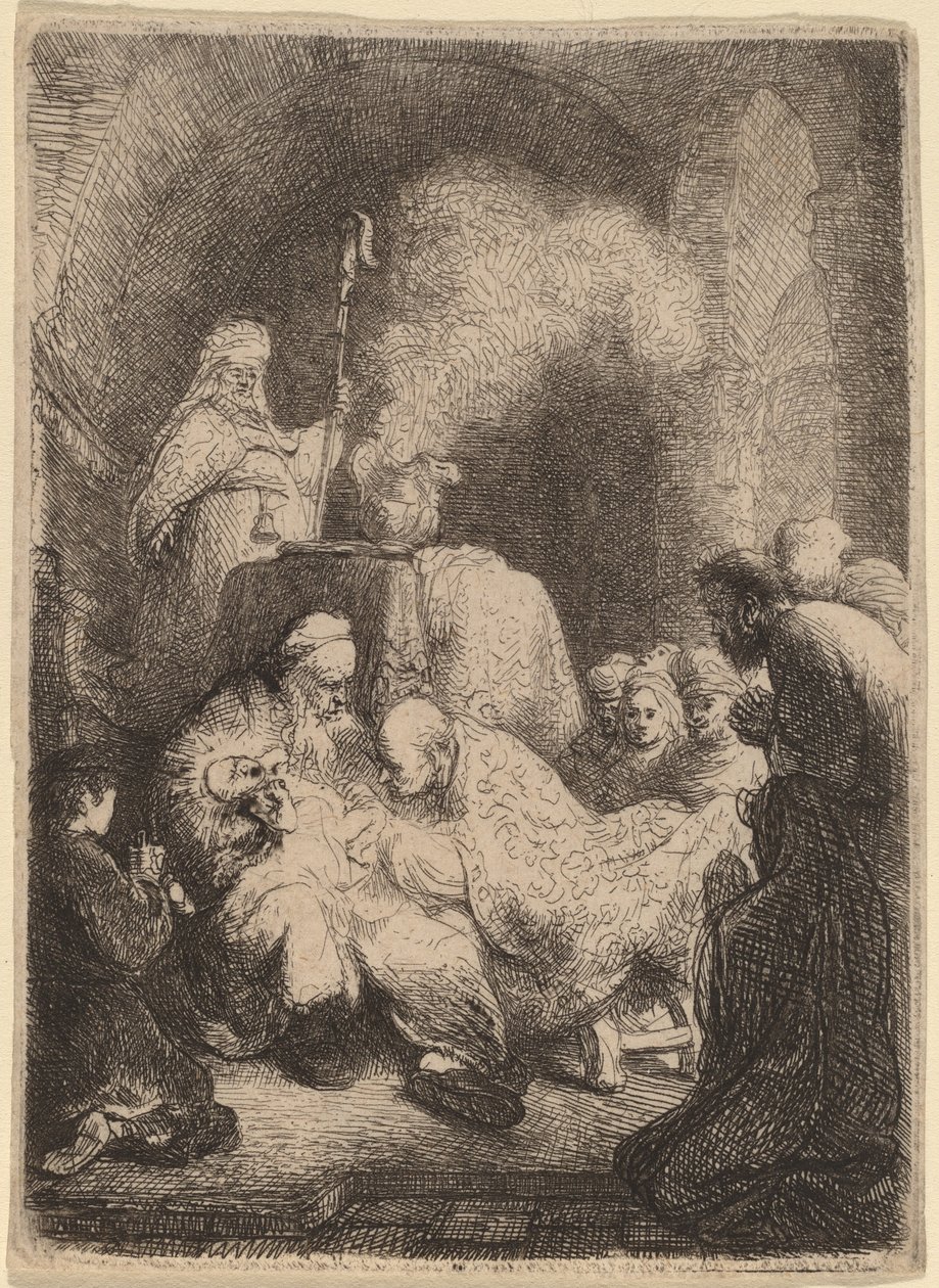 Sünnet: Küçük Tabak by Rembrandt van Rijn