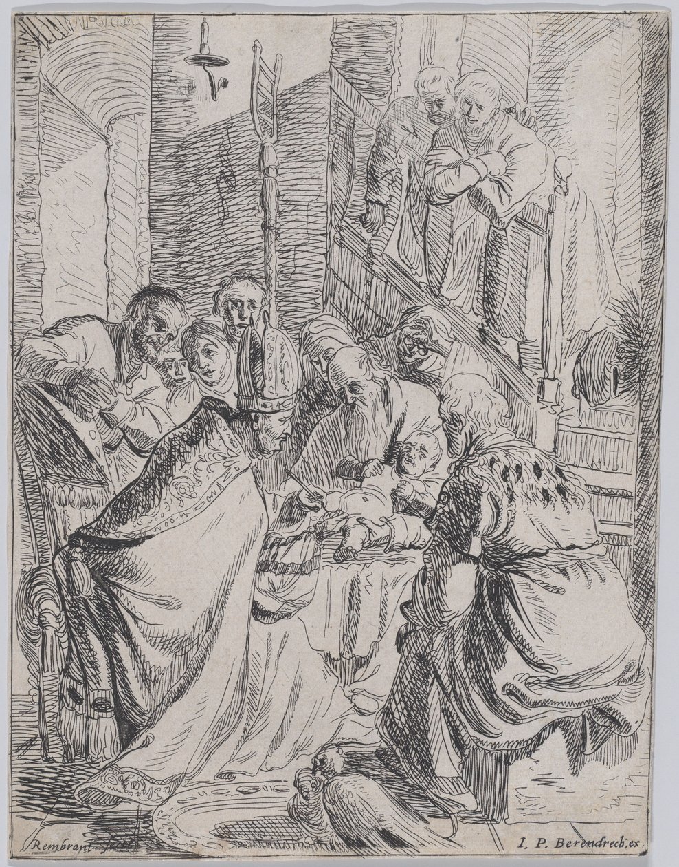 Sünnet, ca. 1625., yakl. 1625. by Rembrandt van Rijn