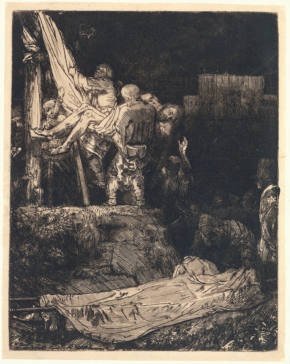 Meşale Işığıyla Haçtan İniş Meşale Işığıyla Haçtan İniş by Rembrandt van Rijn