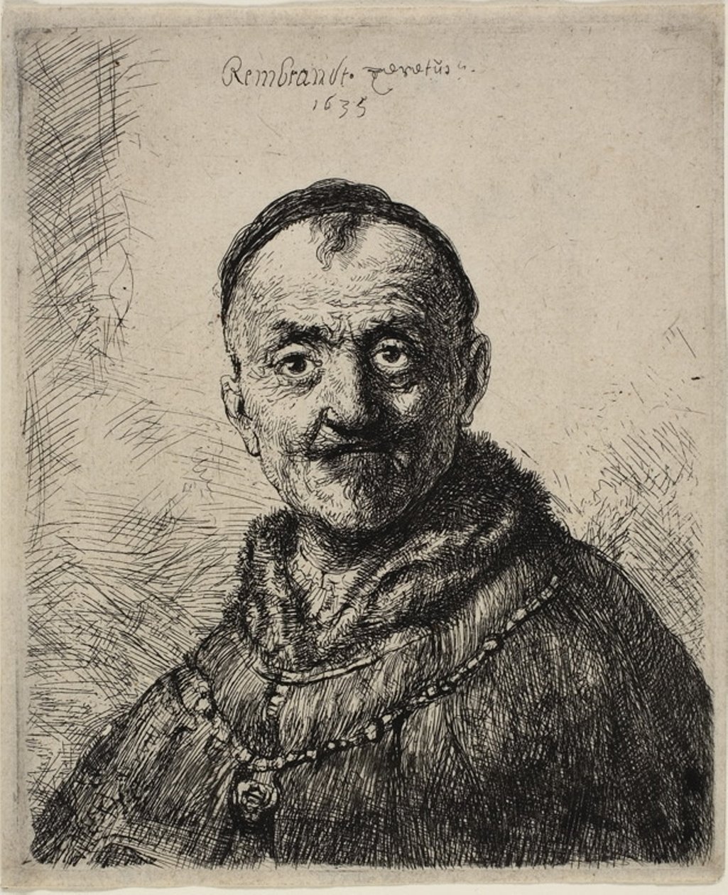 İlk Doğulu Kafa by Rembrandt van Rijn