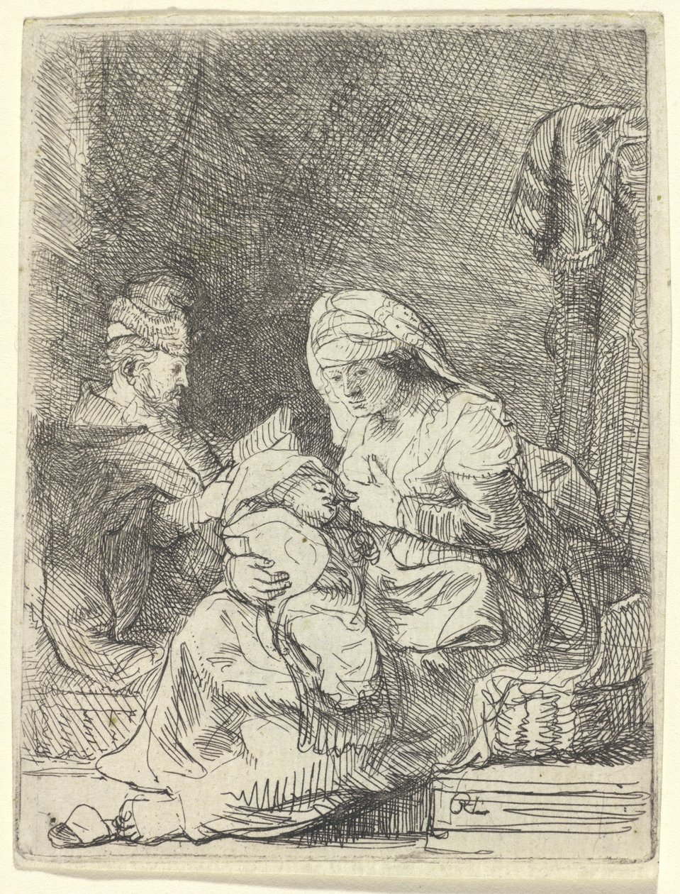 Kutsal Aile by Rembrandt van Rijn