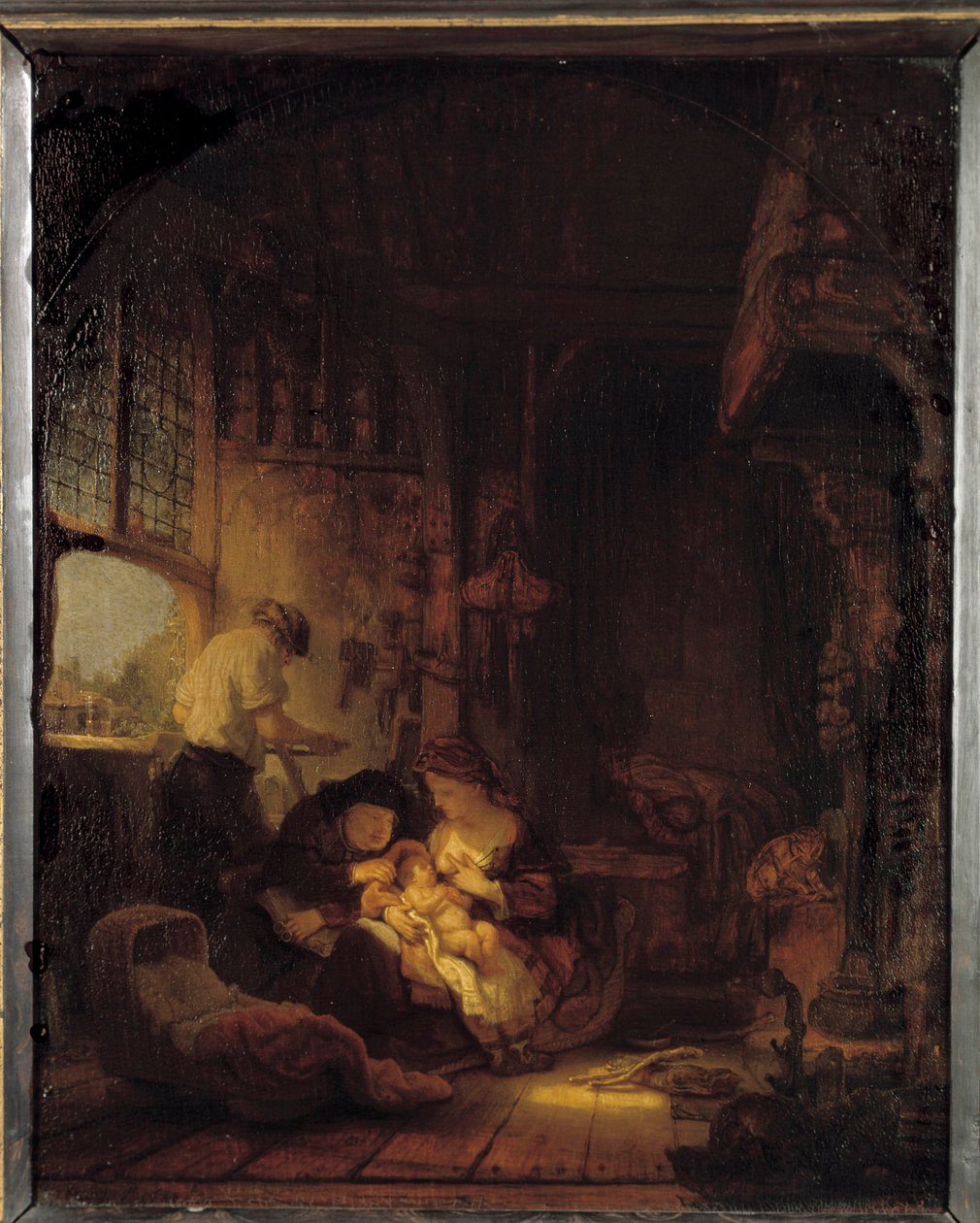 Harmenszoon van Rijn dit Rembrandt'ın Kutsal Aile Tablosu (1606-1669) by Rembrandt van Rijn