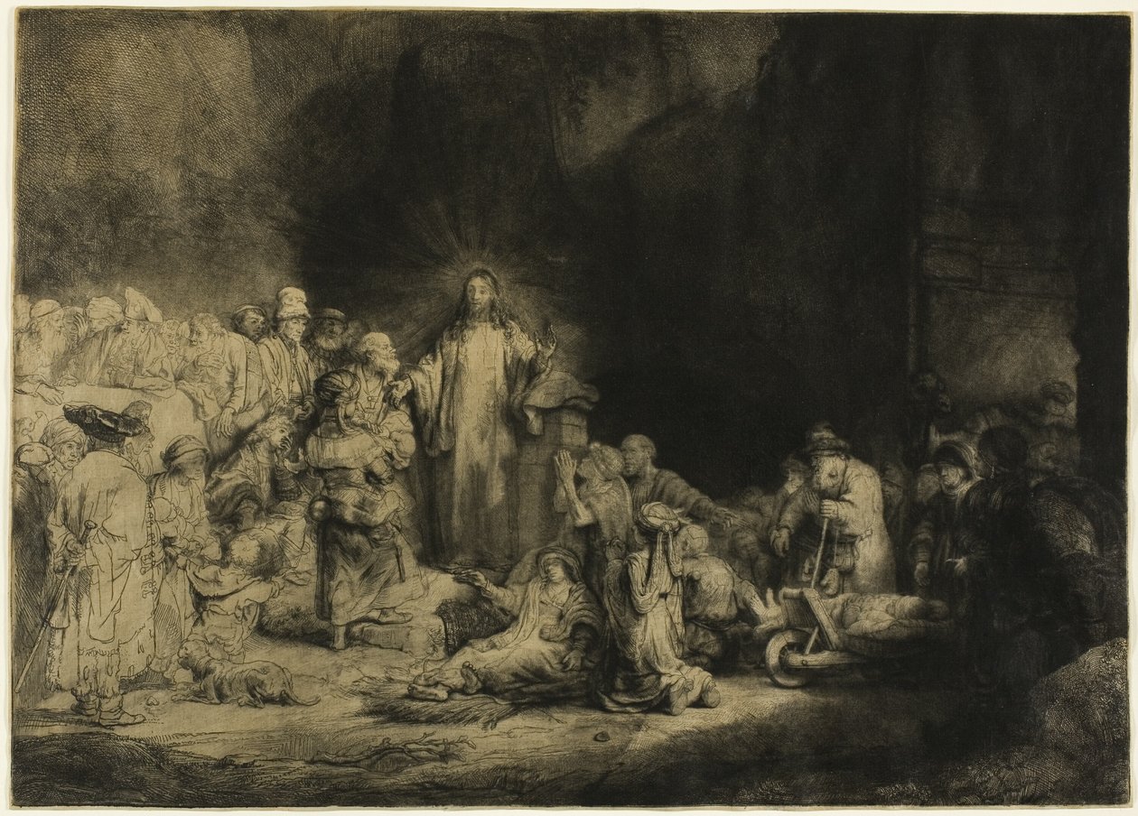 Yüz Gulden Baskısı by Rembrandt van Rijn