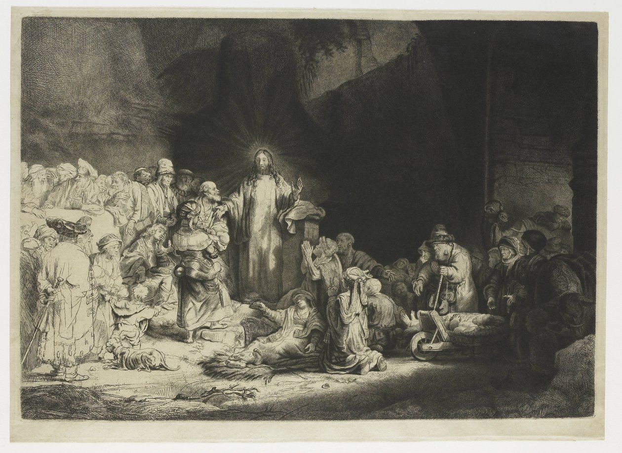 Yüz Gulden Baskısı by Rembrandt van Rijn