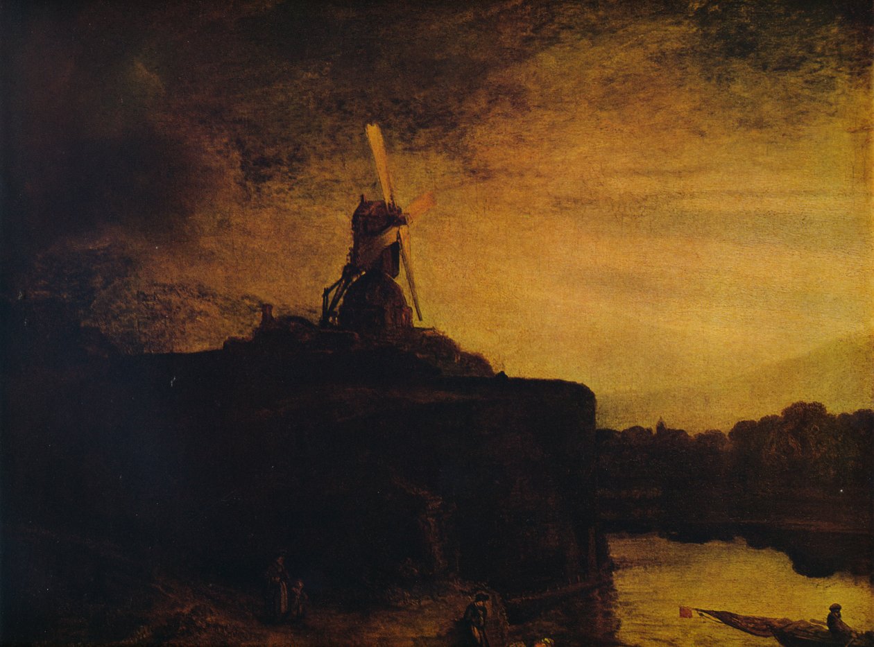 Değirmen, 1645-1648 by Rembrandt van Rijn
