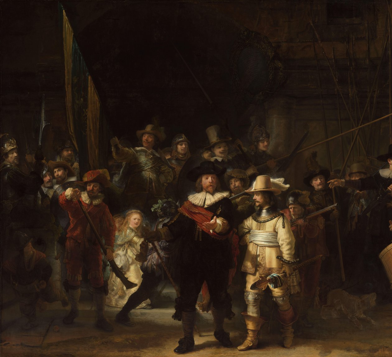 Gece Nöbeti Kaptan Frans Banninck Cocq ve Teğmen Willem van Ruytenburch komutasındaki Amsterdam