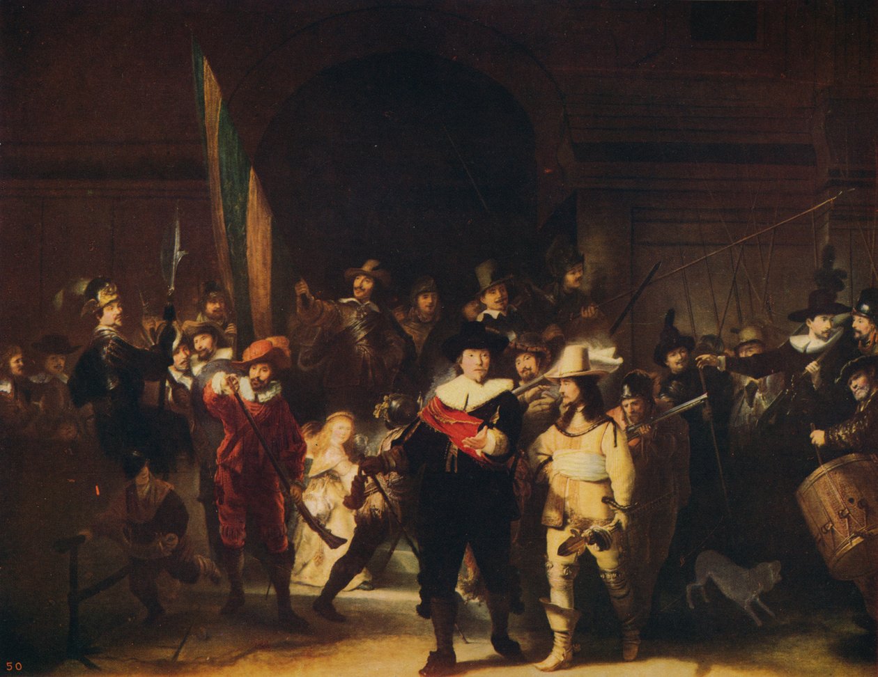 Gece Nöbeti, 1642, c1915 by Rembrandt van Rijn