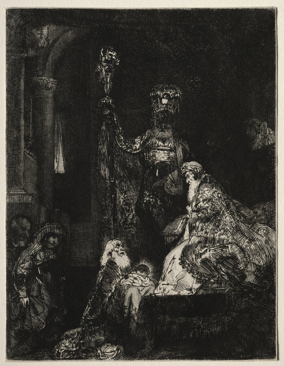 Tapınaktaki Sunum by Rembrandt van Rijn