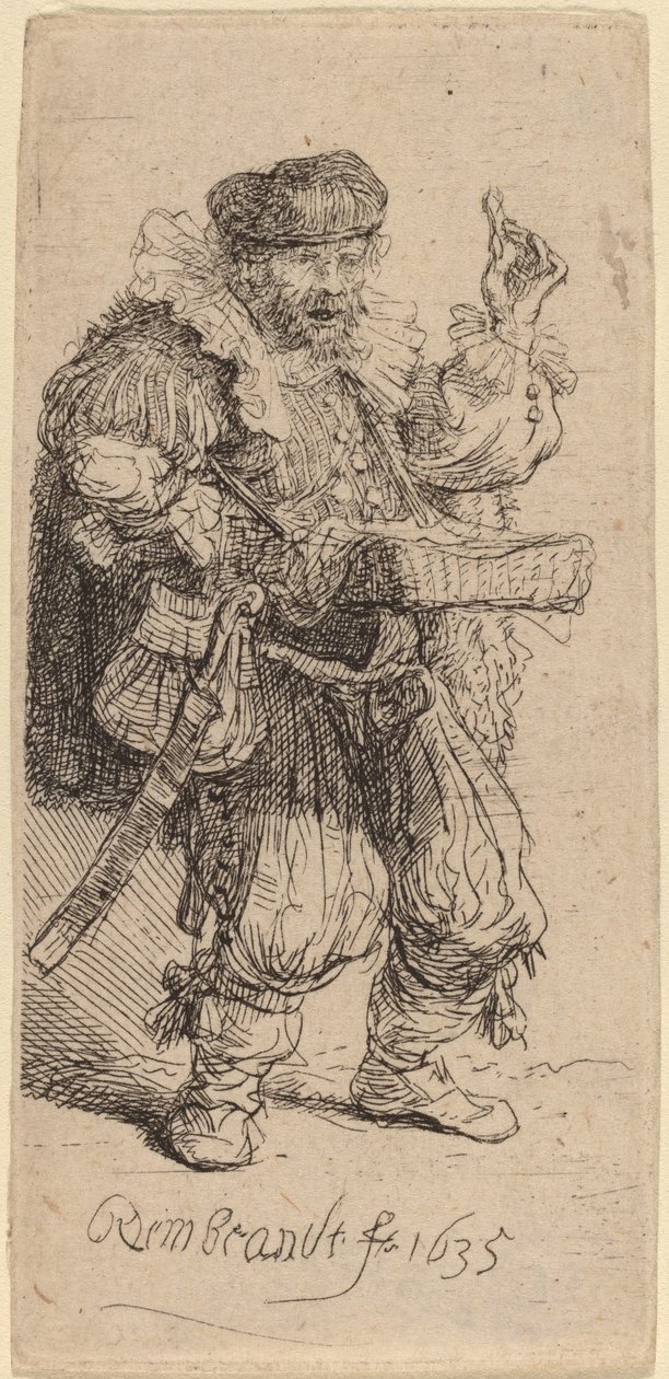 şarlatan avcısı by Rembrandt van Rijn