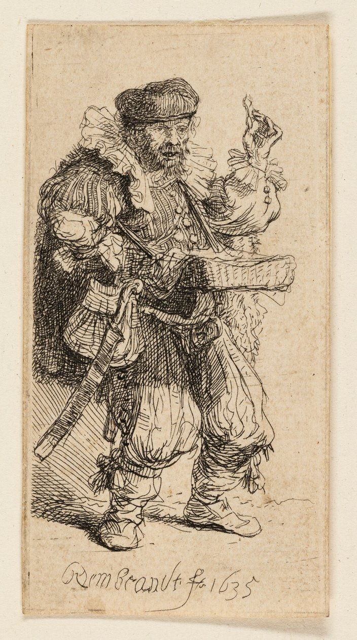 şarlatan avcısı by Rembrandt van Rijn