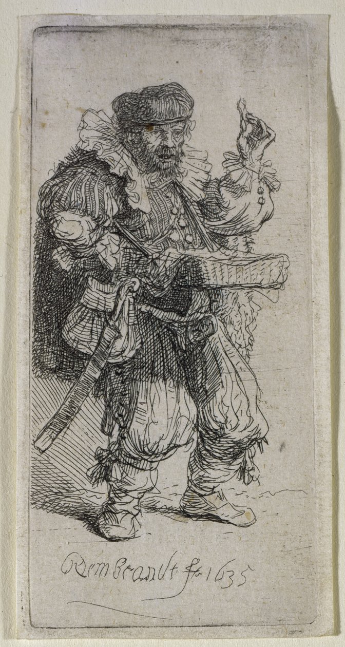 şarlatan avcısı by Rembrandt van Rijn