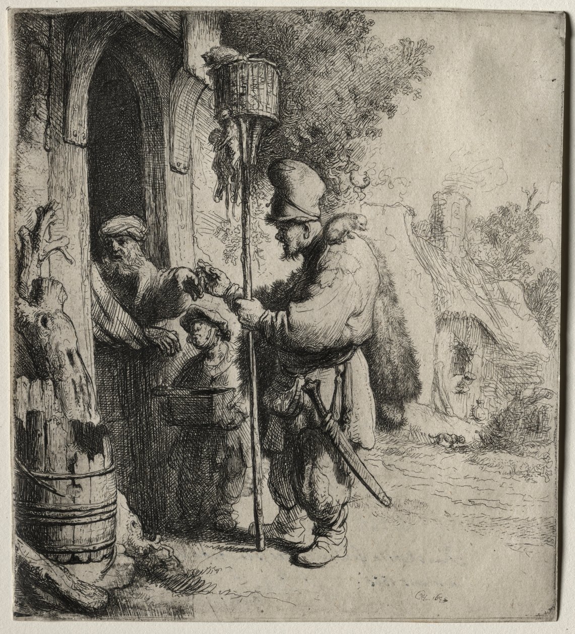 fare avcısı by Rembrandt van Rijn