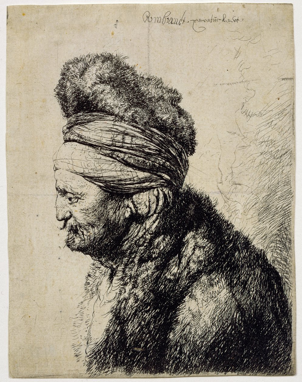 İkinci Doğu Kafası by Rembrandt van Rijn