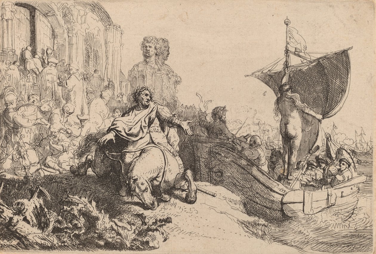 Servet Gemisi, 1633. by Rembrandt van Rijn