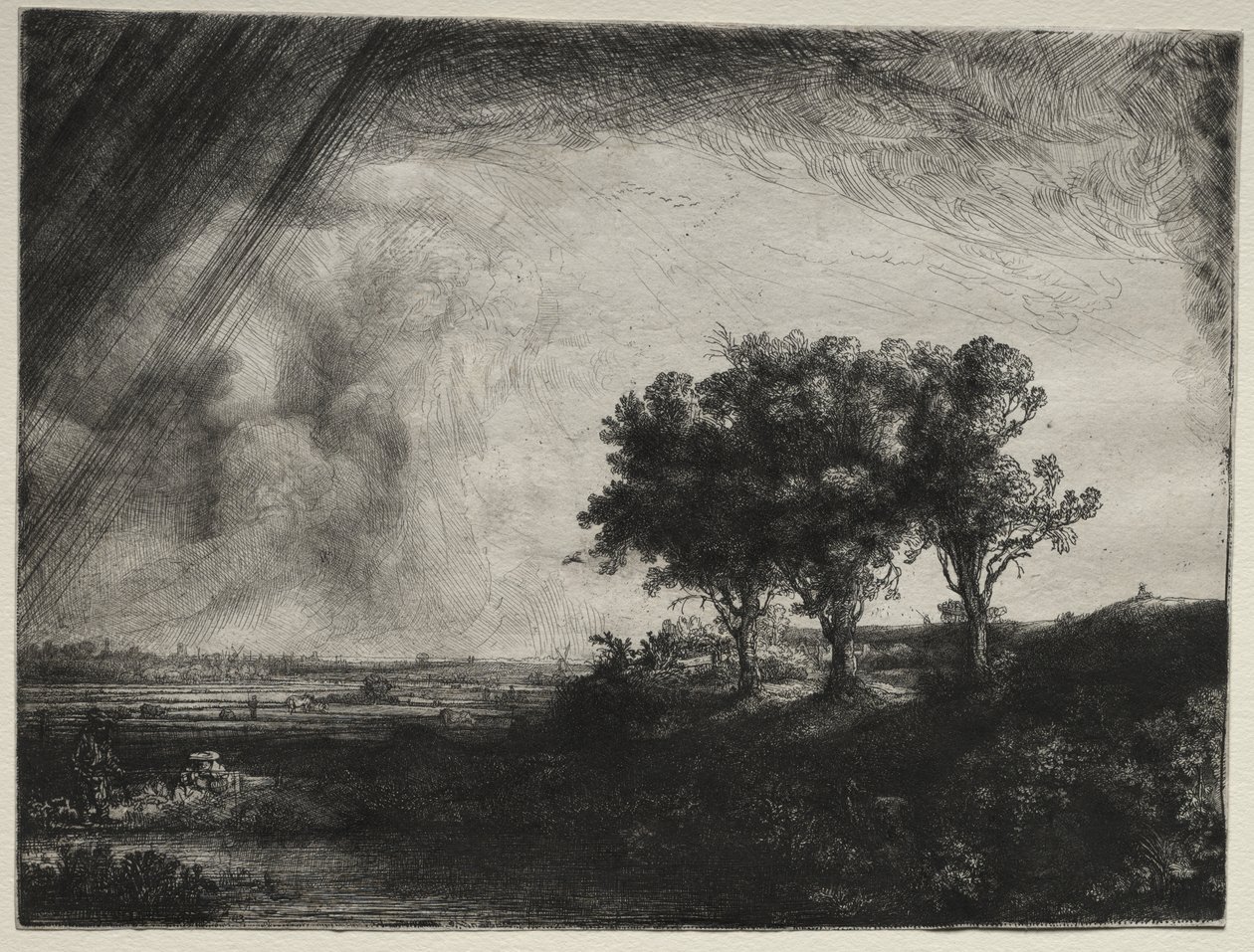 Üç Ağaç by Rembrandt van Rijn